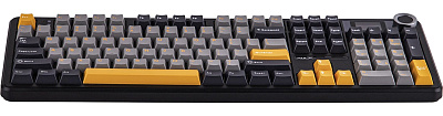 Клавиатура AULA F108 Pro Gray, Reaper switch (F108 Pro Gray+Yellow)
