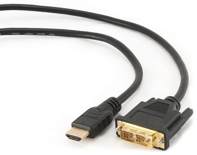 Кабель SVGA, DVI-D to HDMI, m/m, Cablexpert CC-HDMI-DVI-10MC, 10м (CC-HDMI-DVI-10MC)