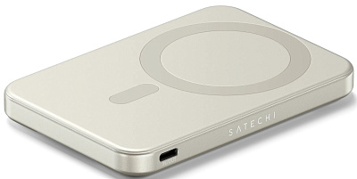 Пауэрбанк Satechi Qi2 5K - Sand (ST-B5Q2SW)