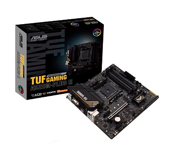 Материнская плата ASUS TUF GAMING A520M-PLUS II AM4 mATX (TUF GAMING A520M-PLUS II)