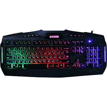  Клавиатура Defender Goser GK-772L, Gaming, Black, USB (45772)