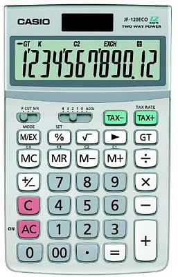 Калькулятор настольный CASIO DF-120ECO-W-EP (DF-120ECO-W-EP)
