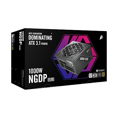 Блок питания 1STPLAYER NGDP 1000W White Gold (HA-1000BA4 WHITE)