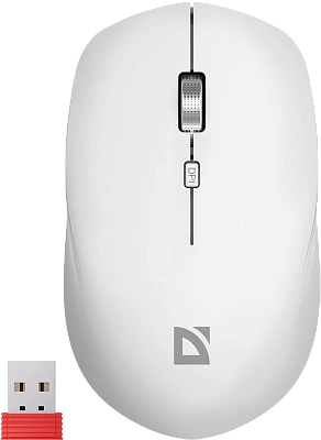 Мышь Defender Velvet MB-406, White (52407)
