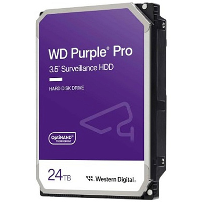Жесткий диск HDD 24TB WD Purple Pro, 3.5" (WD241PURP)