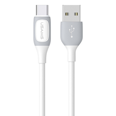 Кабель USB Type-C Usams US-SJ596, 1m, White (SJ596USB02)