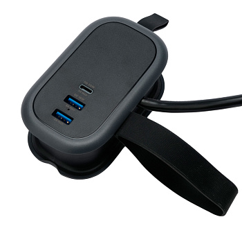 Сетевой фильтр + зарядка  Cablexpert, Black (EXN-1-CU2-B-1.13) Сетевой фильтр + зарядка  Cablexpert, Black (EXN-1-CU2-B-1.13)