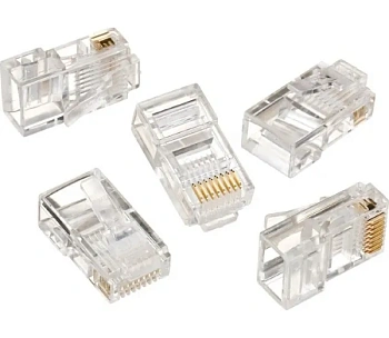 Коннектор RJ-45 Cablexpert LC-PTU-01/10, Cat.5, UTP, (в пакете 10 штук) (LC-PTU-01/10)