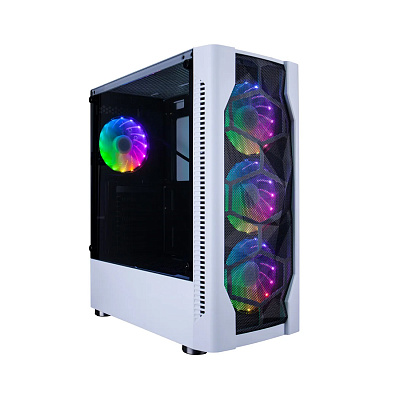 Компьютерный корпус 1STPLAYER D4 White без Б/П (D4-WH-1F5MW-3F5SW)