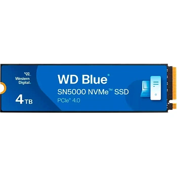 Твердотельный накопитель SSD WD BLUE SN5000 M.2 2280 NVMe 4.0 4000GB (WDS400T4B0E-00BKY0)