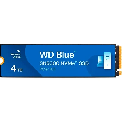 Твердотельный накопитель SSD WD BLUE SN5000 M.2 2280 NVMe 4.0 4000GB (WDS400T4B0E-00BKY0)