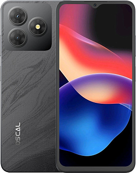 Смартфон OSCAL FLAT 2C 3/64GB - Black  (FLAT 2C PHANTOM BLACK 3/64GB)