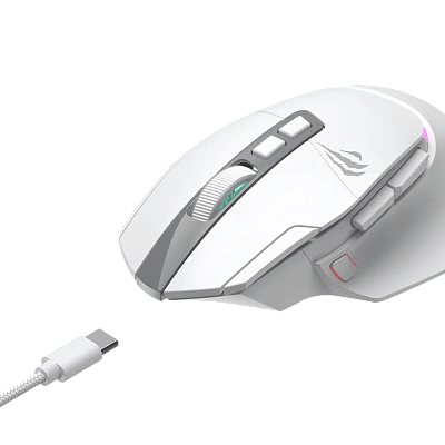 Компьютерная мышь Havit MS967WB, white+gray (2.0301600581015E+15)