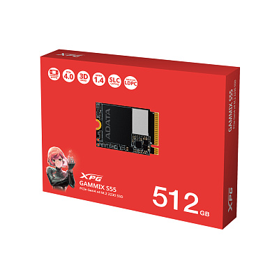 Твердотельный накопитель SSD ADATA SGAMMIXS55-512G-C 512GB (SGAMMIXS55-512G-C)