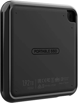 Внешний SSD диск USB Silicon Power PC60 1 TB, black (SP010TBPSDPC60CK)