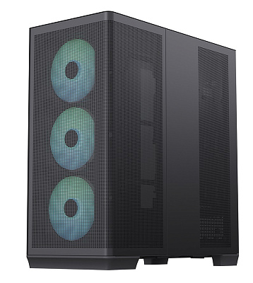 Компьютерный корпус Aerocool APNX C1-R BK без Б/П (C1-R-BK-v1)