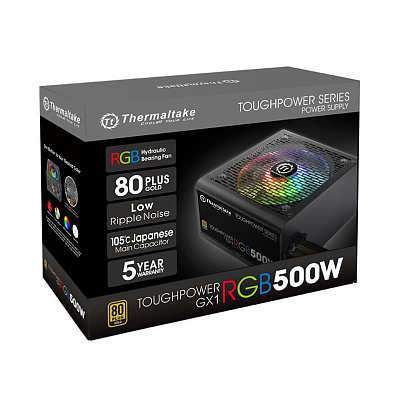   Блок питания ATX 500W Thermaltake Toughpower GX1 RGB (PS-TPD-0500NHFAGE-1)