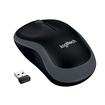 Мышь LOGITECH M185 Wireless Mouse - SWIFT GREY - EWR2 (910-002235)