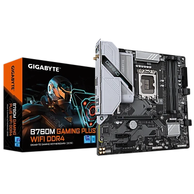Материнская плата GIGABYTE B760M GAMING PLUS WIFI DDR4  (B760M GAMING PLUS WIFI DDR4)