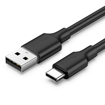 Кабель UGREEN US287 USB 2.0 - USB Type-C, 2M, Black, 60118 (60118)
