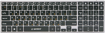 Клавиатура Gembird KBW-2 gray (KBW-2-gray)