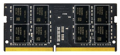 ОЗУ для ноутбука Team Group Elite DDR4 SODIMM 8Gb/2400MHz, CL16-16-16-39, 1.2V, TED48G2400C16-S01(632240) (TED48G2400C16-S01)