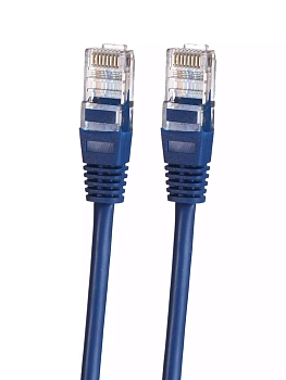 Патч-корд UTP Cablexpert PP12-15M/B кат.5e, 15м, литой, многожильный (синий) (PP12-15M/B) Патч-корд UTP Cablexpert PP12-15M/B кат.5e, 15м, литой, многожильный (синий) (PP12-15M/B)