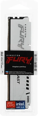 Оперативная память Kingston FURY Beast EXPO DDR5 16GB 5600MT/s, White (KF556C36BWE-16)
