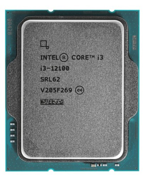 Процессор Intel Core i3 12100 LGA1700, OEM (SRL62-OEM)