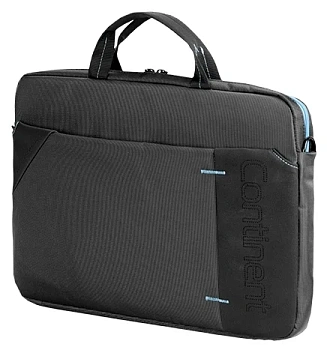 Сумка для ноутбука 15.6" Continent CC-205GB, Black-Blue, нейлон (CC-205 GB)