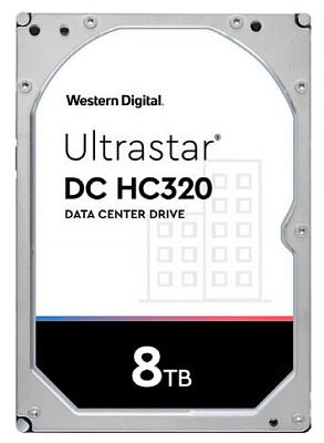 Жесткий диск 8Tb WD ULTRASTAR 256MB 7200RPM HUS728T8TAL5204 (0B36400) упаковка вскрытая