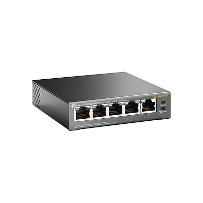 Коммутатор GbE PoE  5-портовый Tp-Link TL-SG1005P  (TL-SG1005P(UN))