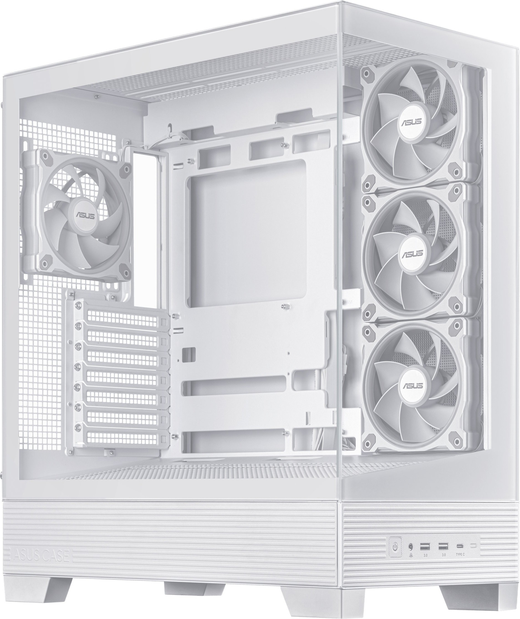 Корпус ASUS A31 PLUS, WHITE (A31 PLUS TG ARGB WHITE)