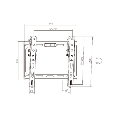 Кронштейн XG WA-1343T для ТВ и мониторов 13"-43" (WA-1343T)