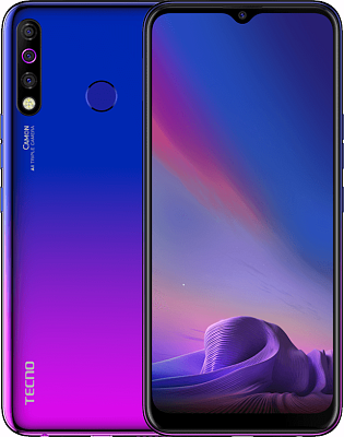 Смартфон Tecno Camon 12, 4/64GB, Dawn Blue (CC7 DAWN BLUE 4/64GB)