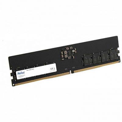 Модуль памяти Netac Basic, NTBSD5P48SP-16, DDR5 DIMM, 16Gb, 4800Mhz, C40 (NTBSD5P48SP-16)