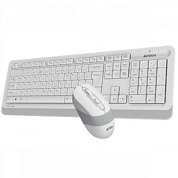 Клавиатура+мышь беспроводная A4tech FG1010S-White Fstyler USB (FG1010S-White Fstyler)