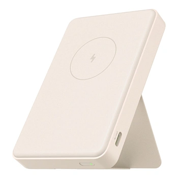 Power bank Xiaomi Magnetic, 6000 mAh, 15W, USB Type-C, USB, Beige (BHR9074GL)