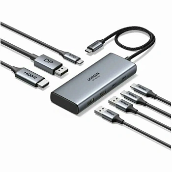 USB хаб UGREEN USB-С 7-в-1, CM498 (75902) 