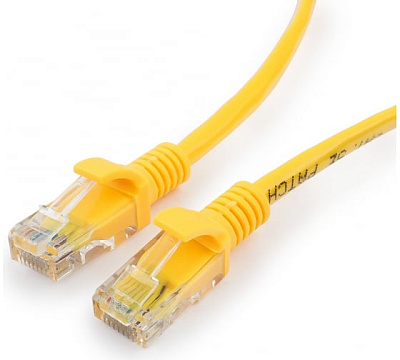 Патч-корд UTP Cablexpert, кат. 5e, 10м, жёлтый (PP10-10M/Y)