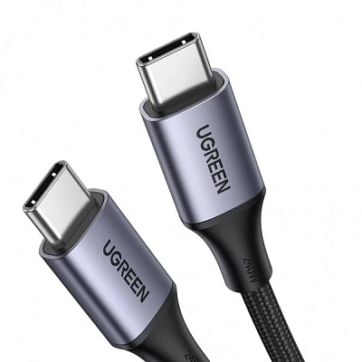 Кабель USB C - USB C, 480Mbps, 5A, QC4.0/PD3.0, 100W, 1m, Smart DigitalDisplay, L509 (35501)