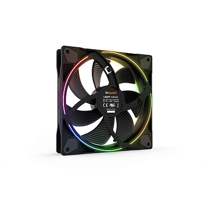 Вентилятор для компьютерного корпуса Bequiet! Light Wings 140mm PWM ARGB Triple Pack (BL078)