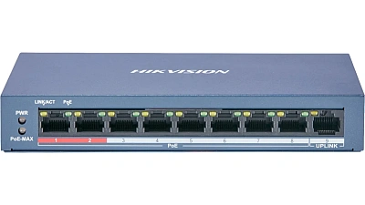 PoE-коммутатор  Hikvision (DS-3E0109P-E/M(B) (DS-3E0109P-E/M(B))