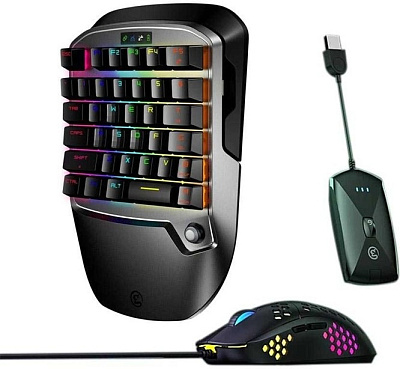 Комплект игровой GameSir VX2 (состоит из: кейпад GameSir-VX2, мышь GM400 и приемник VX Receiver) (GameSir-VX2)