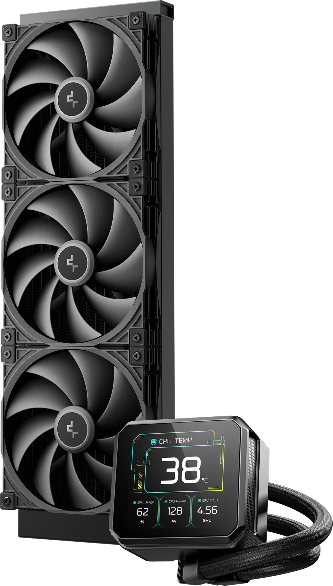 Система водяного охлаждения DeepCool Spartacus 420 (R-SPT420-BKDSMP-G-1)