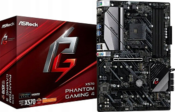 Материнская плата ASRock X570 Phantom Gaming 4, AM4,ATX (90-MXBAU0-A0UAYZ)