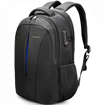 Рюкзак для ноутбука 15.6" Tigernu T-B3105A, Black-Blue, Нейлон/Полиэстер (T-B3105A)