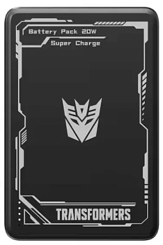 Пауэрбанк Transformers TF-D29, 5000 mAh - Black (TF-D29-BK)