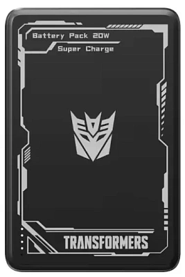 Пауэрбанк Transformers TF-D29, 5000 mAh - Black (TF-D29-BK)