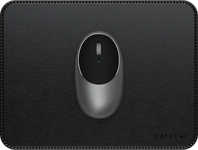 Коврик для мыши SATECHI Vegan-Leather Premium Mouse Pad, Black (ST-LMPK)